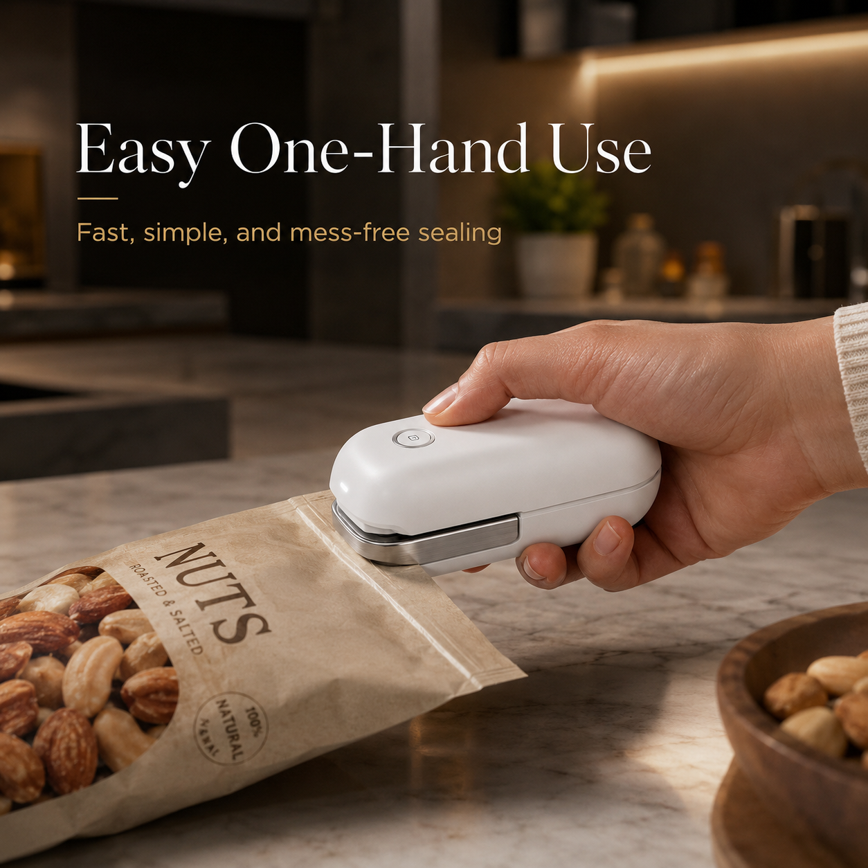 Mini Bag Sealer Portable Heat Sealing Machine for Food Storage