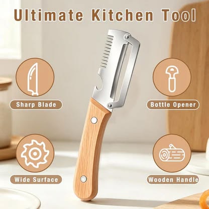 3-in-1 Vegetable Chopper & Slicer | Multi-Function Kitchen Cutter for Fast Food Prep