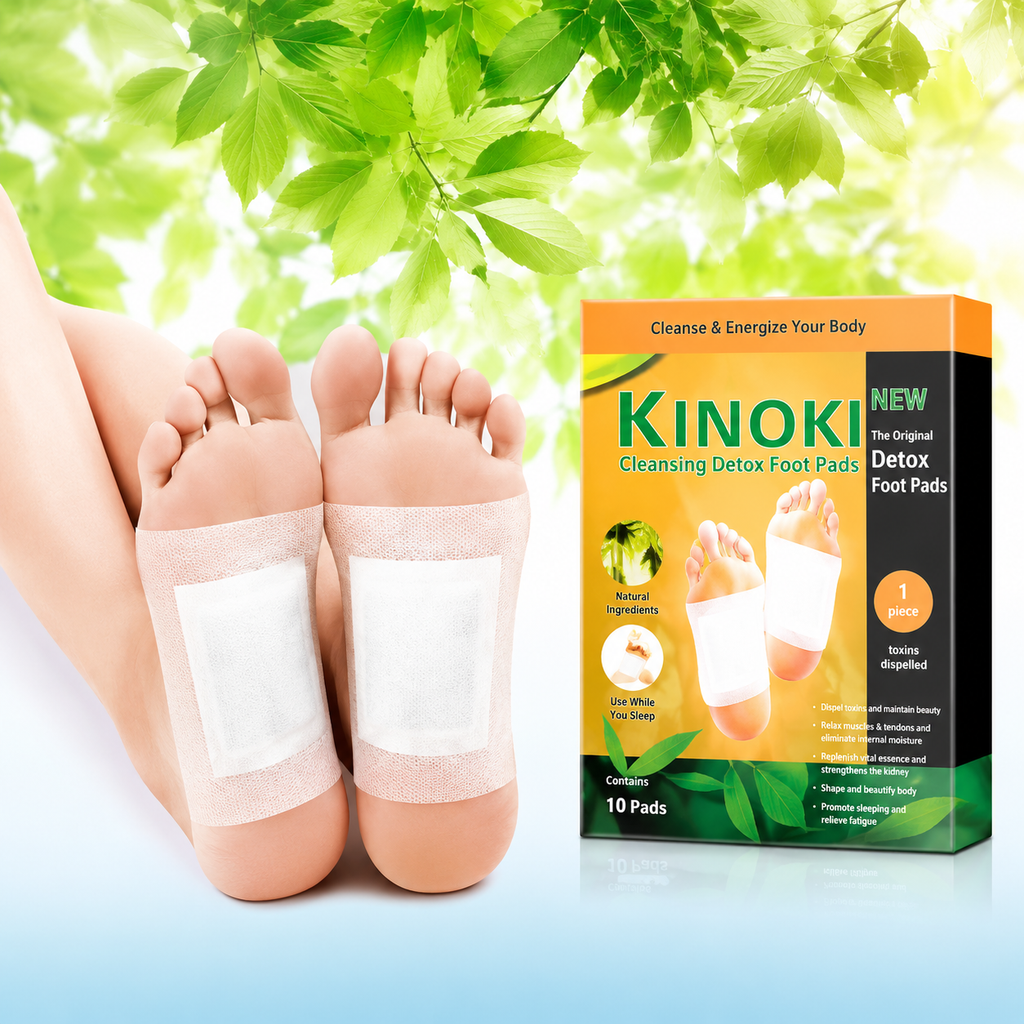 Kinoki Detox Foot Patches | Herbal Foot Pads for Relaxation & Overnight Foot Care