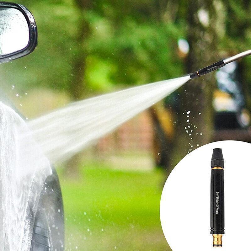 High-Pressure Metal Water Nozzle | Powerful Hose Sprayer for Car, Bike & Home Cleaning