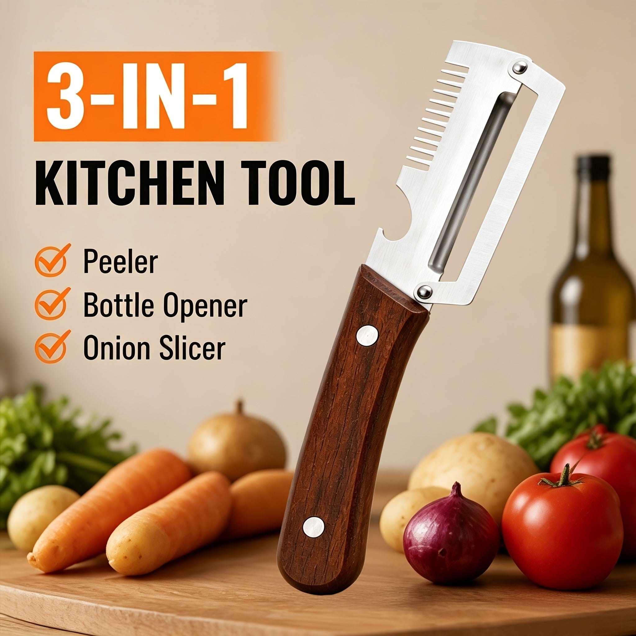 3-in-1 Vegetable Chopper & Slicer | Multi-Function Kitchen Cutter for Fast Food Prep AlafDeals