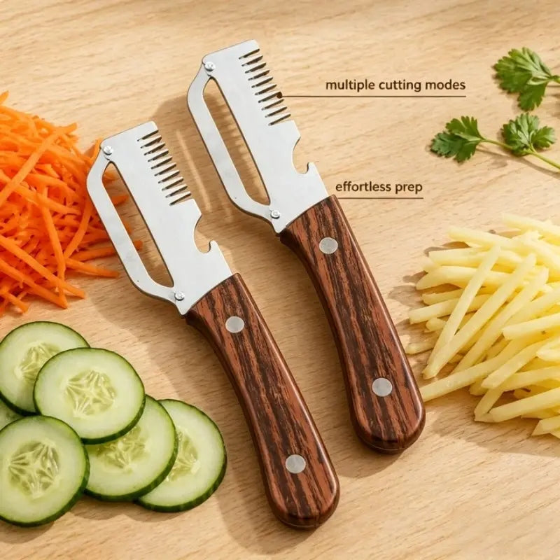 3-in-1 Vegetable Chopper & Slicer | Multi-Function Kitchen Cutter for Fast Food Prep AlafDeals